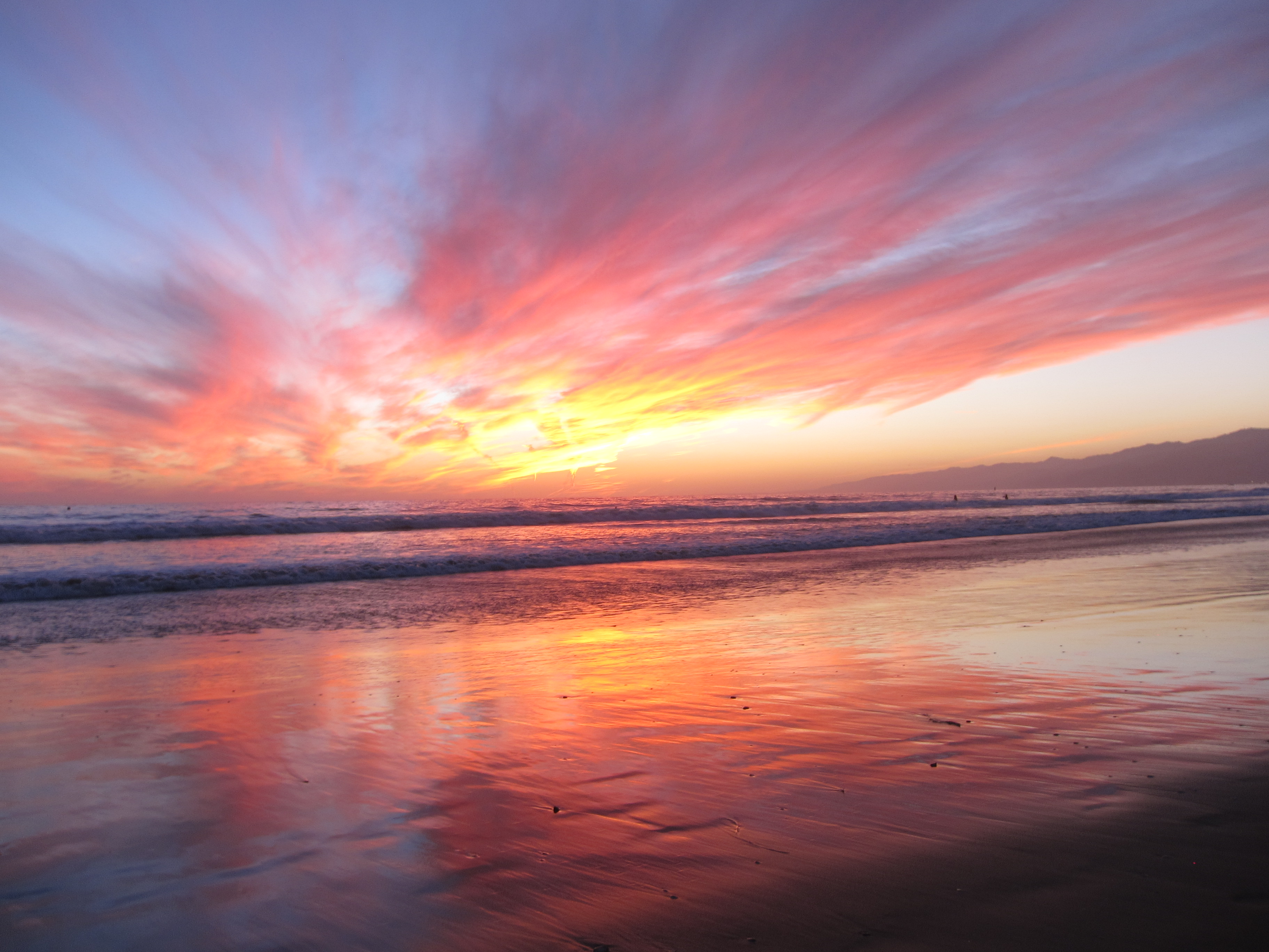 Download this Santa Monica Beach Sunset Gallery picture